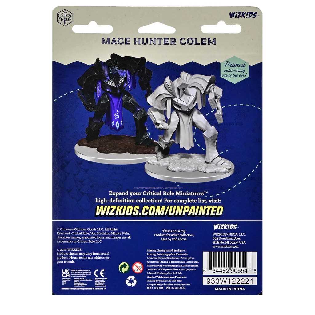 Critical Role Unpainted Miniatures: Mage Hunter Golem