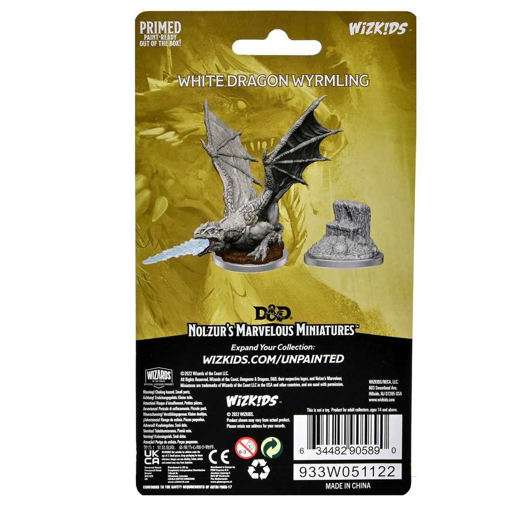 D&D Nolzur's Marvelous Unpainted Miniatures: White Dragon Wyrmling
