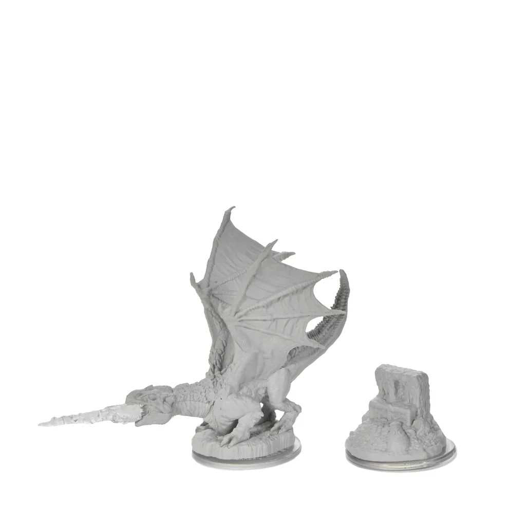 D&D Nolzur's Marvelous Unpainted Miniatures: White Dragon Wyrmling