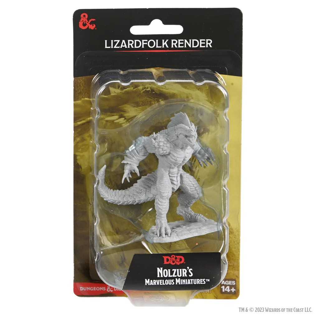 D&D Nolzur's Marvelous Miniatures: Lizardfolk Render