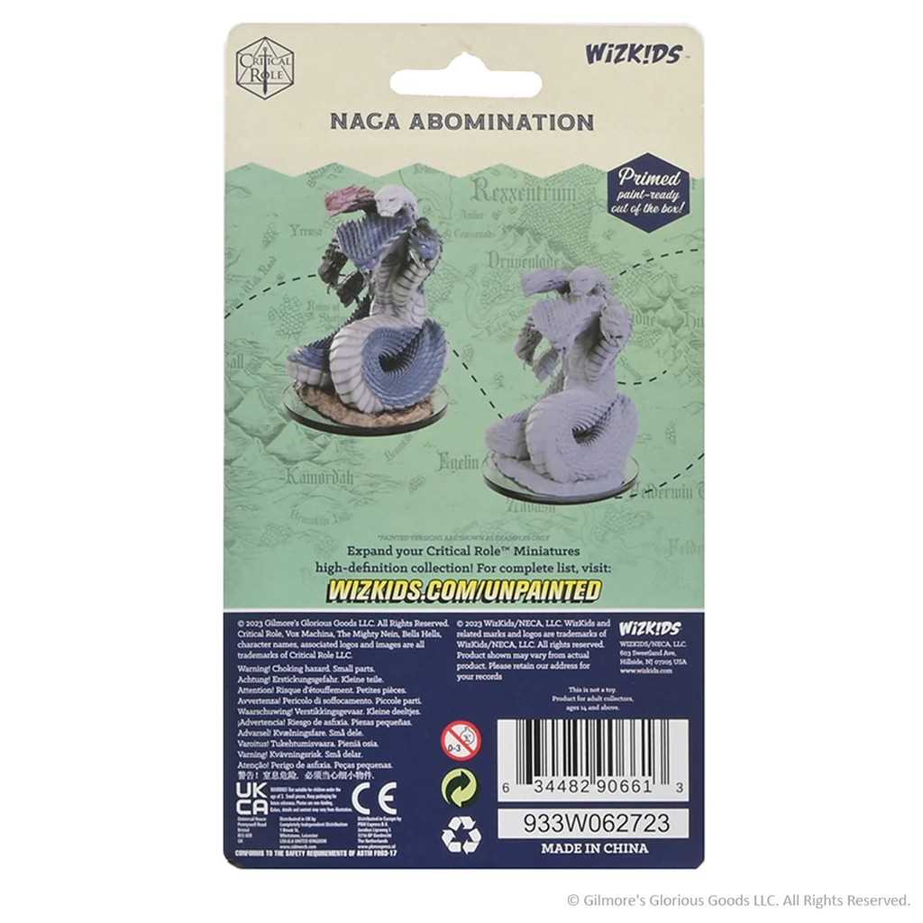 Critical Role Unpainted Miniatures: Naga Abomination