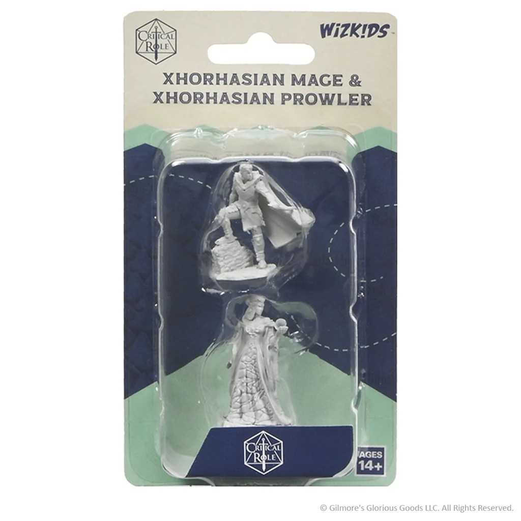 Critical Role Unpainted Miniatures: Xhorhasian Mage & Xhorhasian Prowler