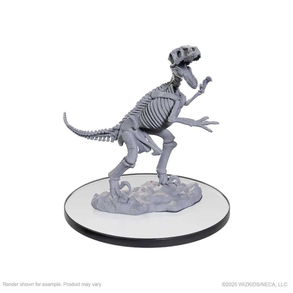 WizKids Deep Cuts Unpainted Miniatures: Skeletal Raptor