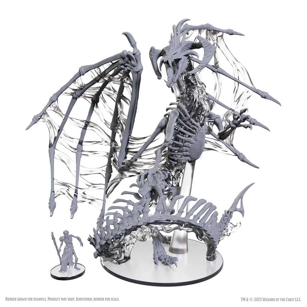 D&D Nolzur's Marvelous Miniatures: Black Dracolich Boxed Miniature