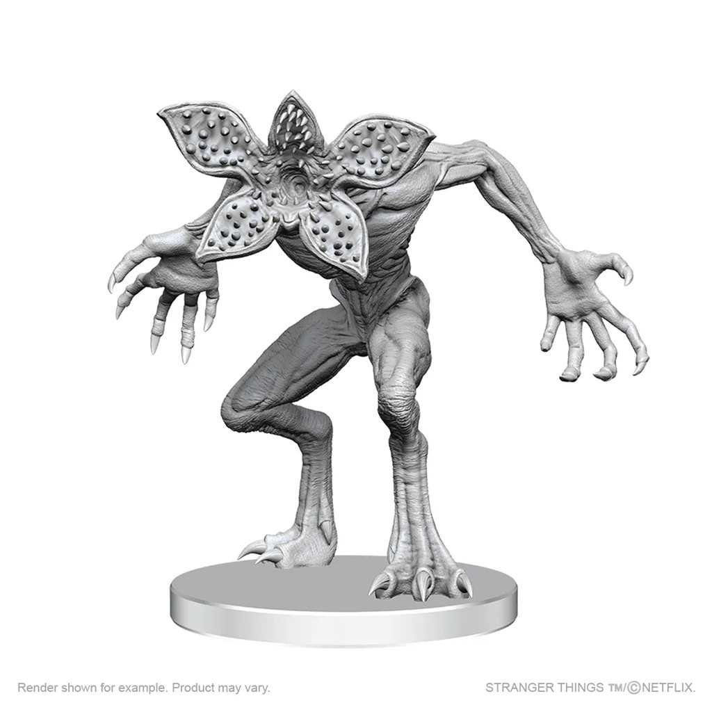 Stranger Things Unpainted Miniatures: Demogorgons