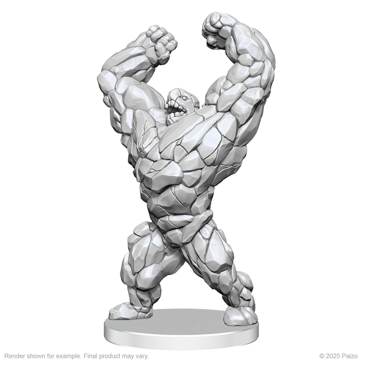 Pathfinder Battles Deep Cuts Unpainted Miniatures: Living Landslide & Living Wildfire