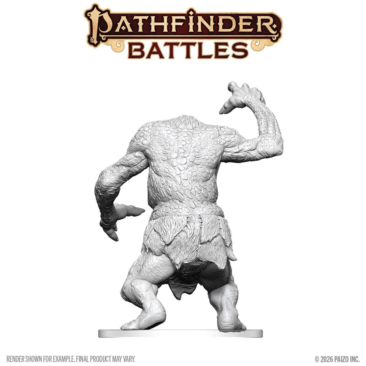 Pathfinder Battles Deep Cuts Unpainted Miniatures: Forest Troll