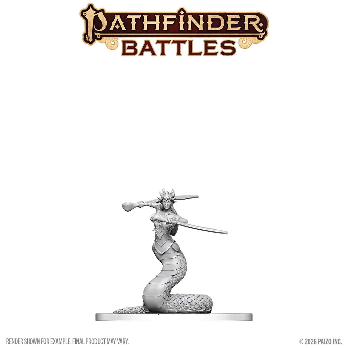 Pathfinder Battles Deep Cuts Unpainted Miniatures: Lamia Matriarch