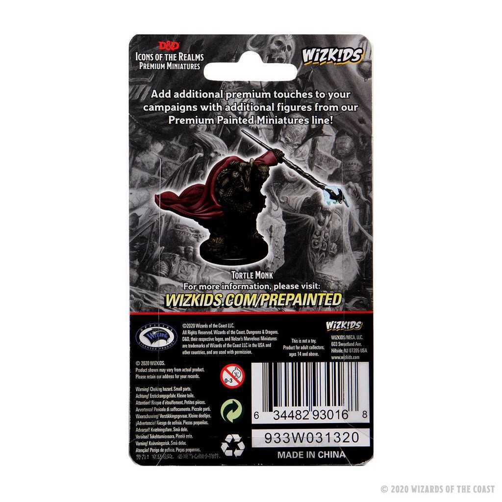D&D Icons of the Realms Premium Figures: Male Tortle Monk