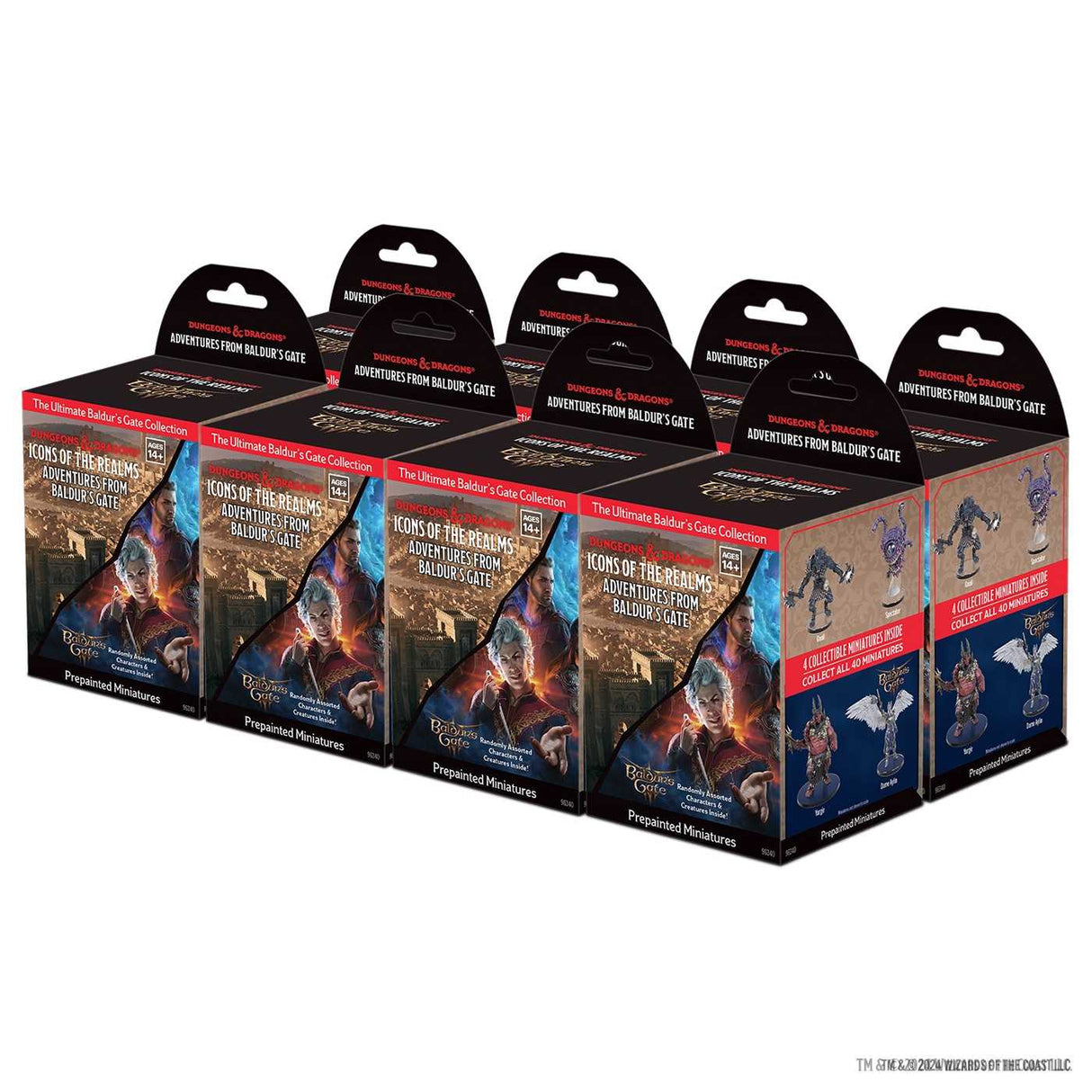 D&D Icons of the Realms: Adventures from Baldur's Gate - 8 ct. Booster Brick