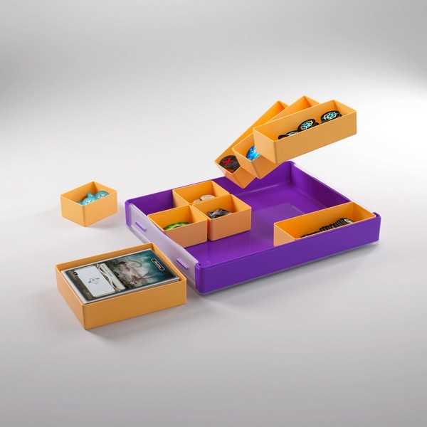 Gamegenic Token Silo - Purple / Orange