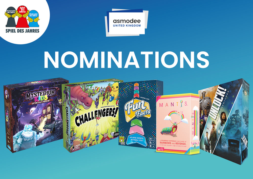 Three nominations, one recommendation and a special jury prize for Asmodee Studios at the Spiel Des Jahres