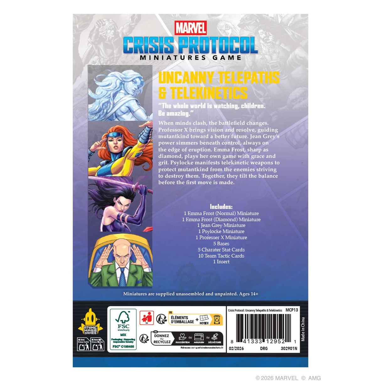 Marvel: Crisis Protocol - Uncanny Telepaths & Telekinetics