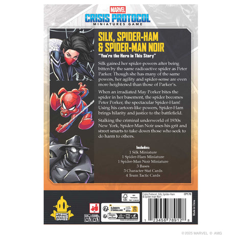 Marvel: Crisis Protocol - Silk, Spider-Ham & Spider-Noir