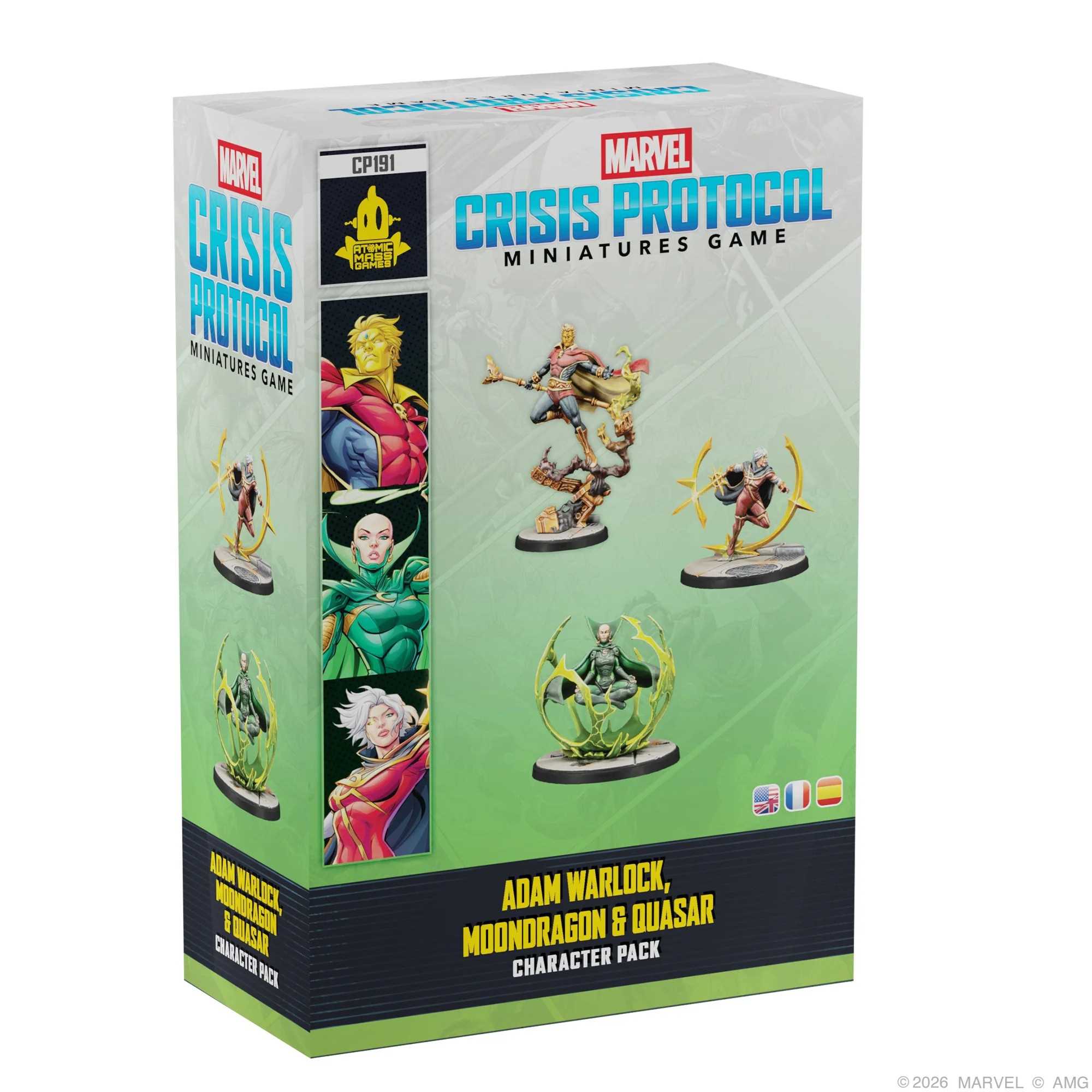 Marvel: Crisis Protocol Adam Warlock, Moondragon, Quasar Character