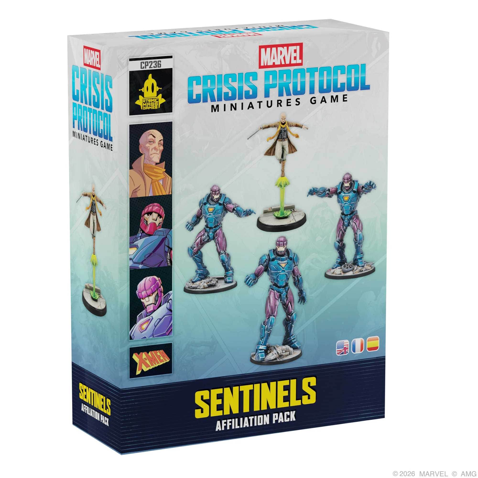 Marvel Crisis: Protocol X-Men Sentinels Affiliation Pack – Asmodee UK