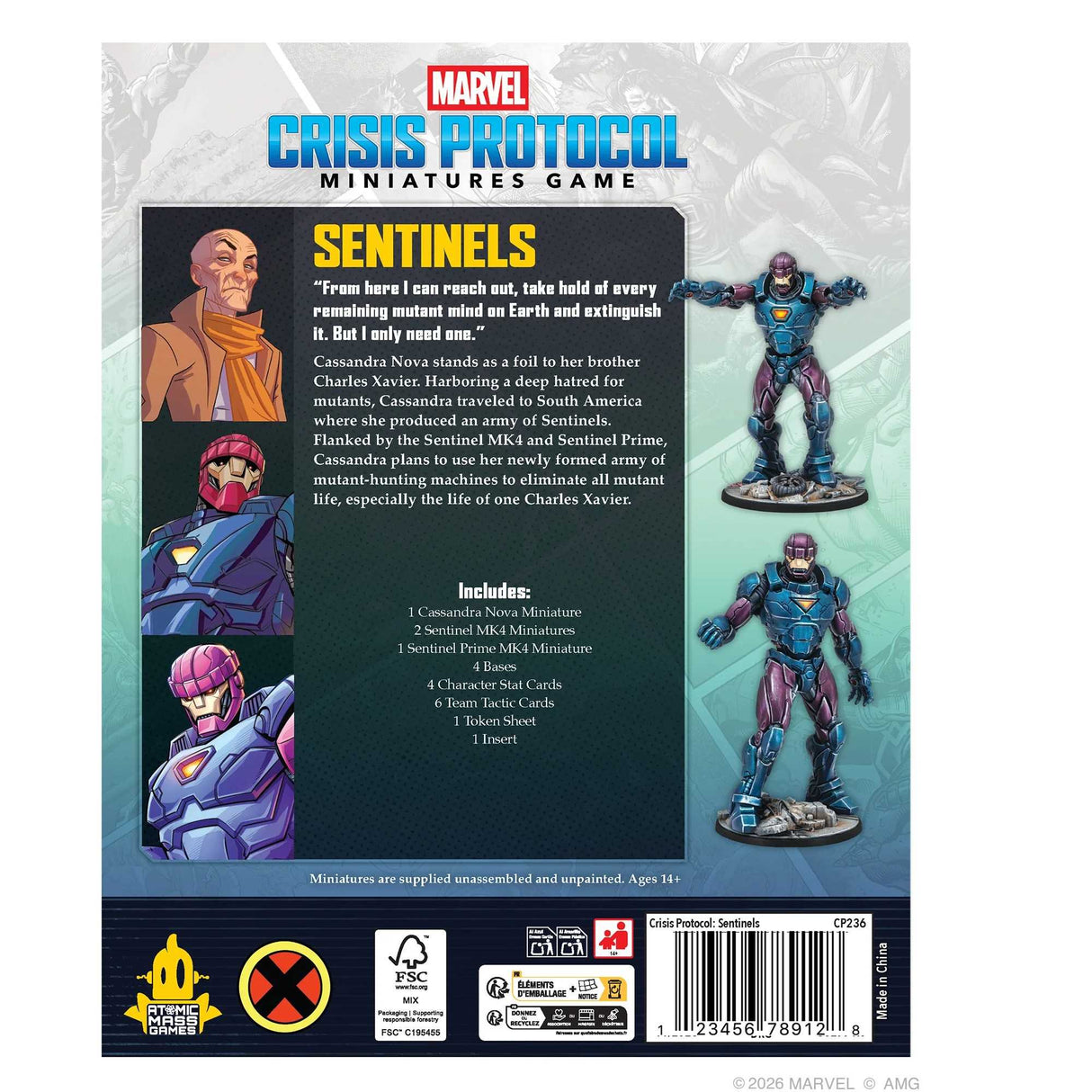 Marvel Crisis: Protocol X-Men Sentinels Affiliation Pack