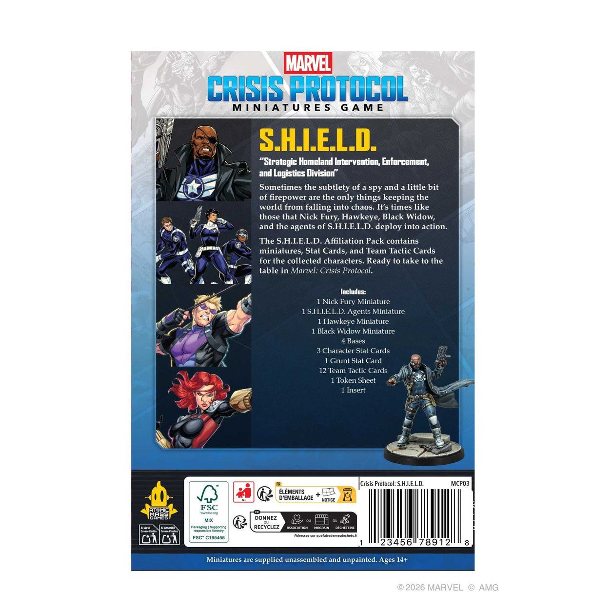 Marvel: Crisis Protocol - S.H.I.E.L.D Affiliation Pack