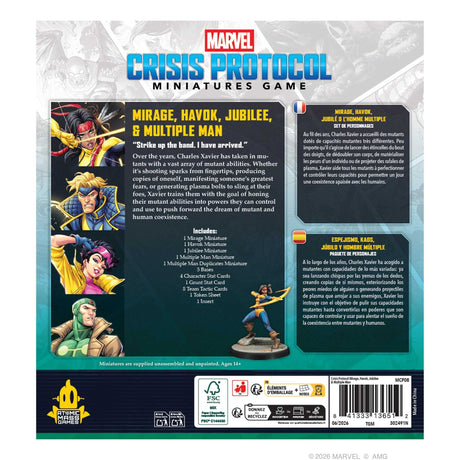 Marvel Crisis Protocol – Dani Moonstar, Jubilee, Multiple Man and Havok