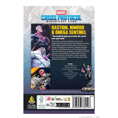 Marvel: Crisis Protocol - Bastion, Nimrod & Omega Sentinel