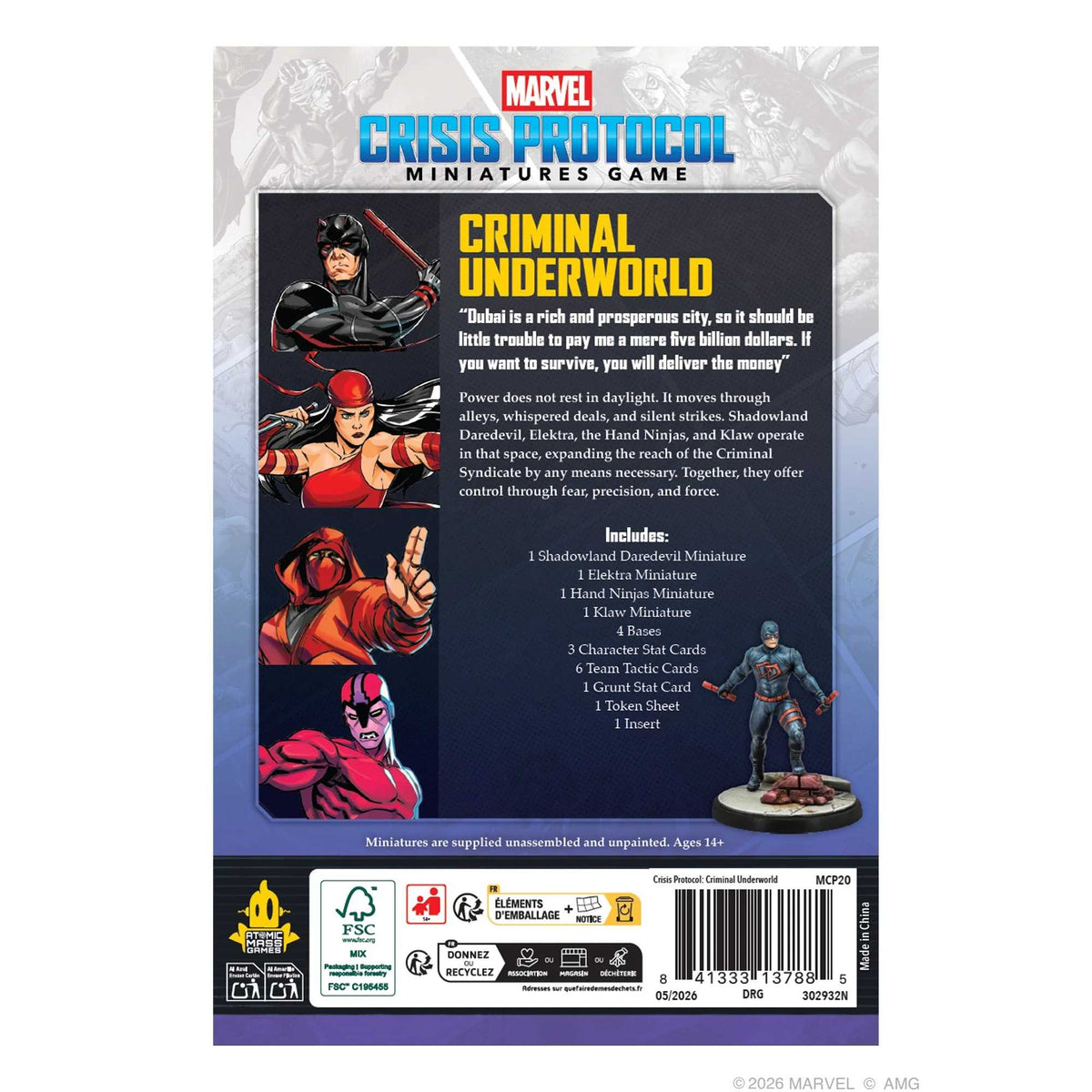 Marvel: Crisis Protocol - Criminal Underworld Character Pack