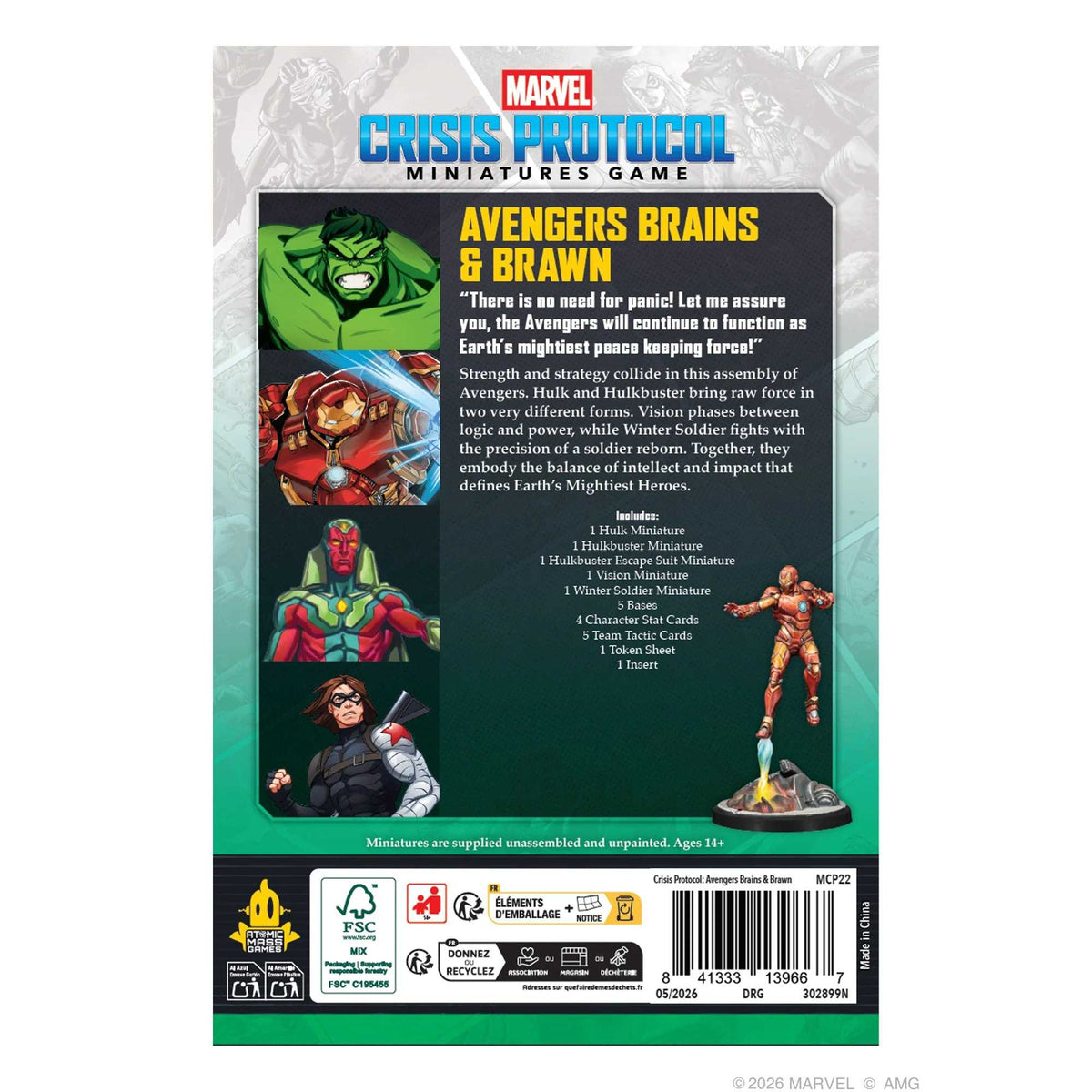 Marvel: Crisis Protocol – Avengers Brains & Brawn Character Pack