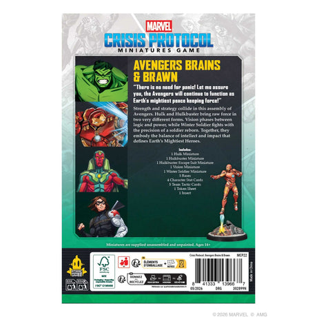 Marvel: Crisis Protocol – Avengers Brains & Brawn Character Pack