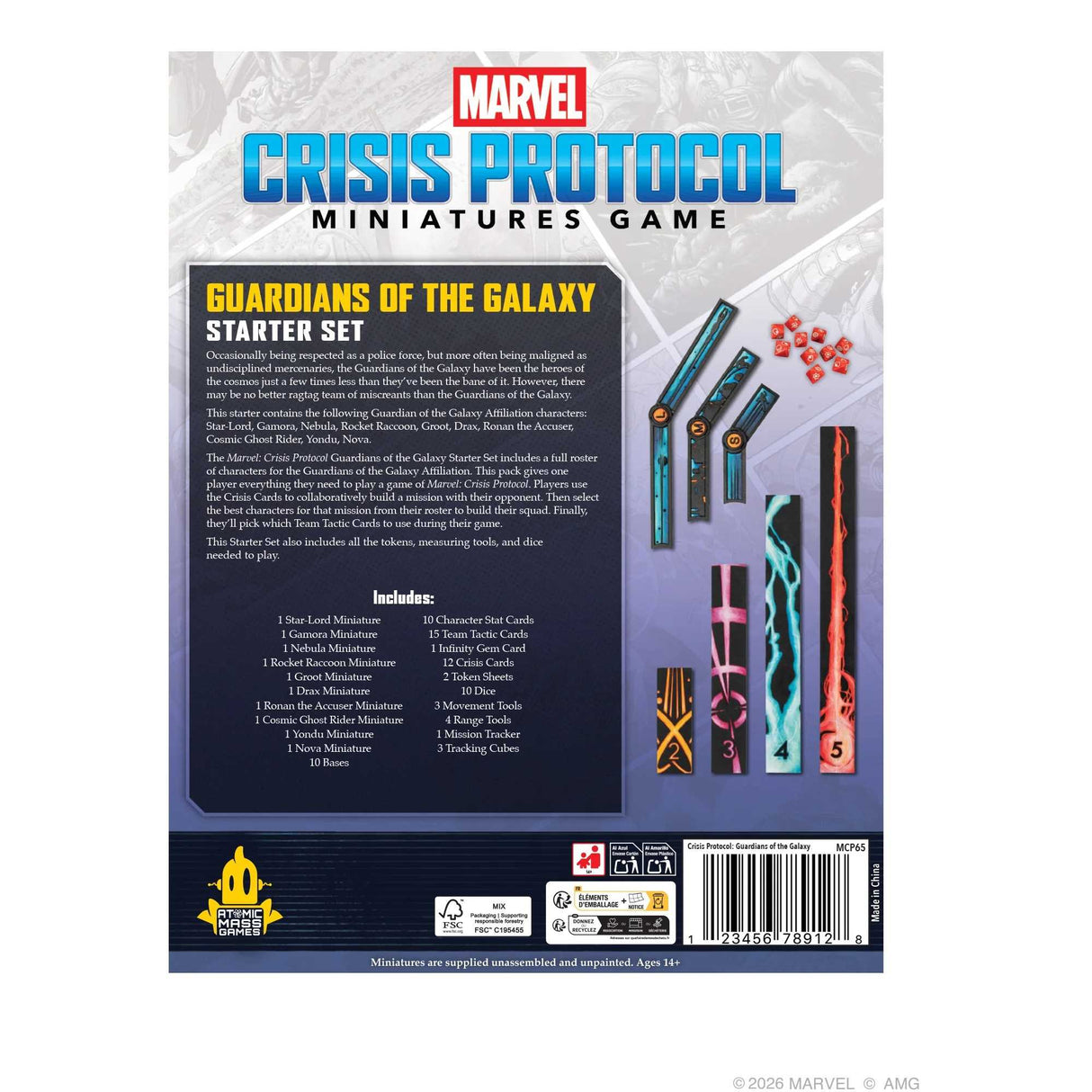 Marvel: Crisis Protocol - Guardians of The Galaxy Starter Set