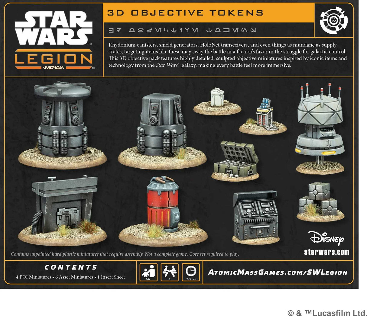 Star Wars: Legion - 3D Objective Tokens