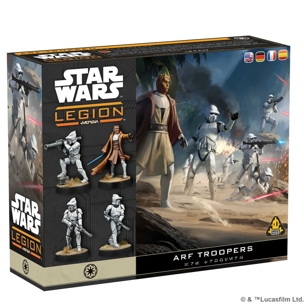 Asmodee - Star Wars™: Legion - T-47 Airspeeder - AMG - Jeu De Figurines