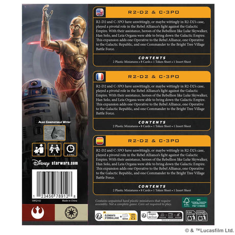 Star Wars: Legion R2-D2 & C-3P0 Operative Expansion
