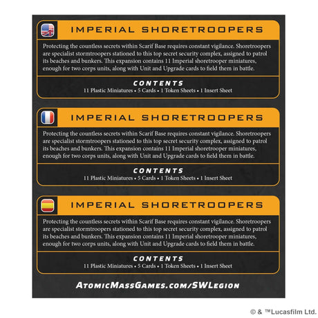 Star Wars: Legion - Imperial Shoretroopers
