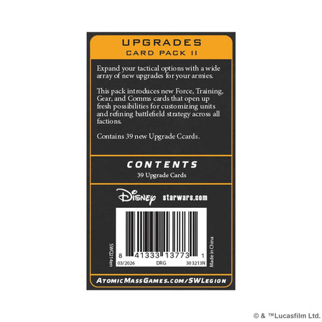 Star Wars: Legion Upgrades Card Pack II