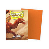 Dragon Shield Amber Matte Sleeves - Standard Size (100)