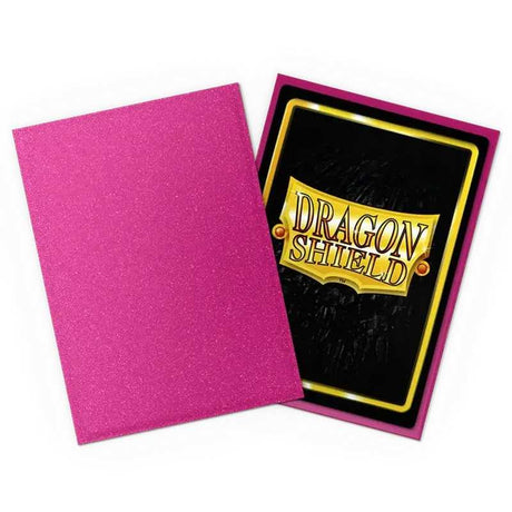 Dragon Shield Matte Standard Sleeves - Sparkles Pink Sapphire (100 ct.)