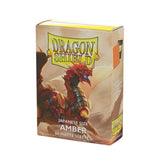 Dragon Shield Amber Matte Sleeves - Japanese Size (60)
