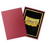 Dragon Shield Matte Non-Glare Sleeves Standard Size - Blood Red (100)
