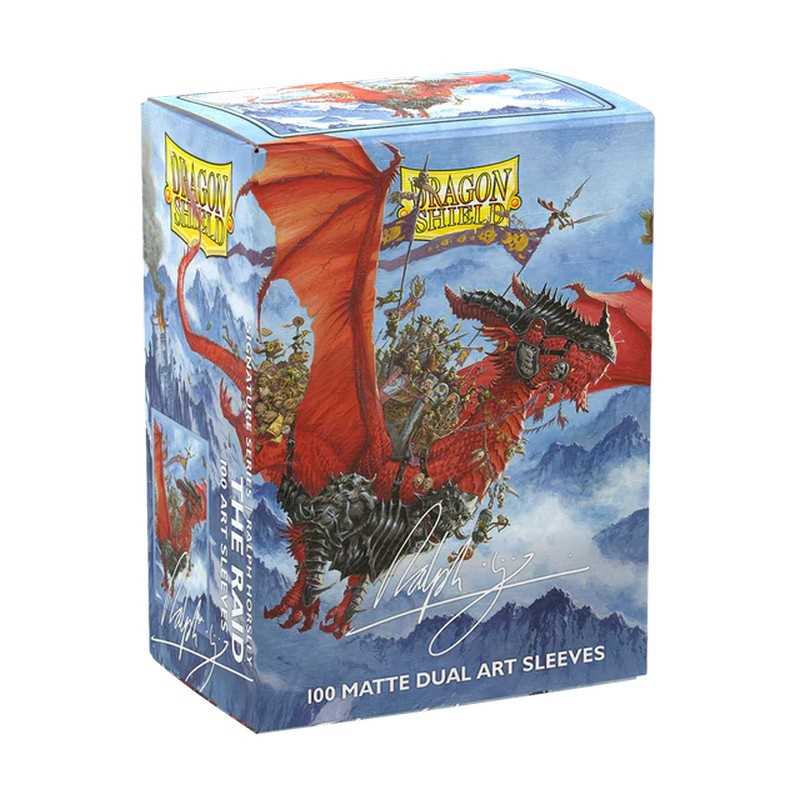 Dragon Shield Matte Dual Standard Sleeves: Signature Series Ralph Horsley The Raid (100 ct.)