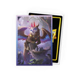 Dragon Shield Spirit Animals - The Dragowlis Brushed ART Sleeves - Standard (100)
