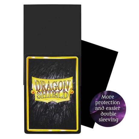 Dragon Shield Perfect Fit Thick Inner Sleeves 100ct - Black