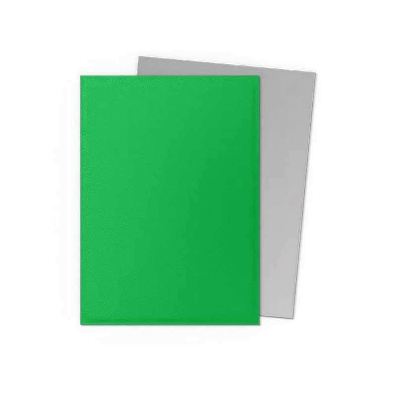 Dragon Shield Matte Dual Standard Sleeves - Apple Green & Silver (100 ct.)