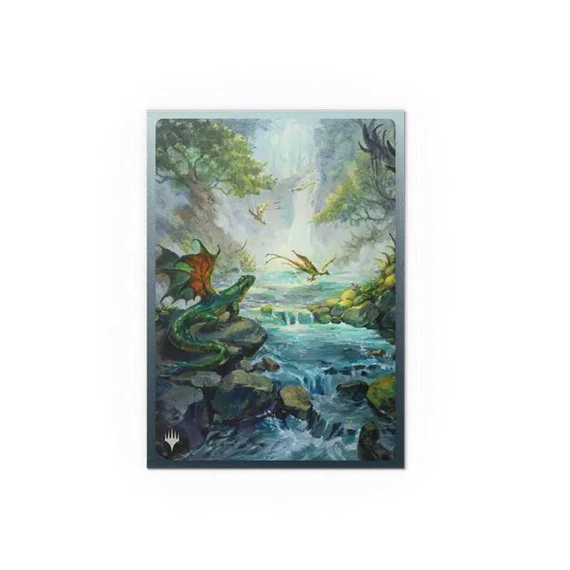 Dragon Shield Magic: The Gathering Matte Dual Art Sleeves: Landfall Series - Misty Rainforest (100ct.)