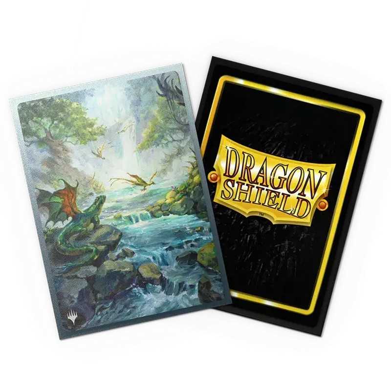 Dragon Shield Magic: The Gathering Matte Dual Art Sleeves: Landfall Series - Misty Rainforest (100ct.)