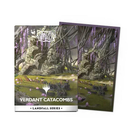 Dragon Shield Magic: The Gathering Matte Dual Art Sleeves: Landfall Series - Verdant Catacomb (100ct.)