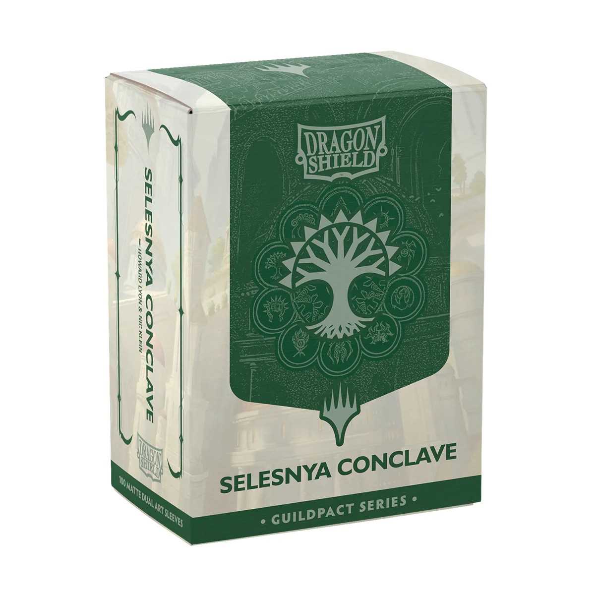 Dragon Shield Magic: The Gathering Matte Dual Art Sleeves: Guildpact Series - Selesnya Conclave (100ct.)