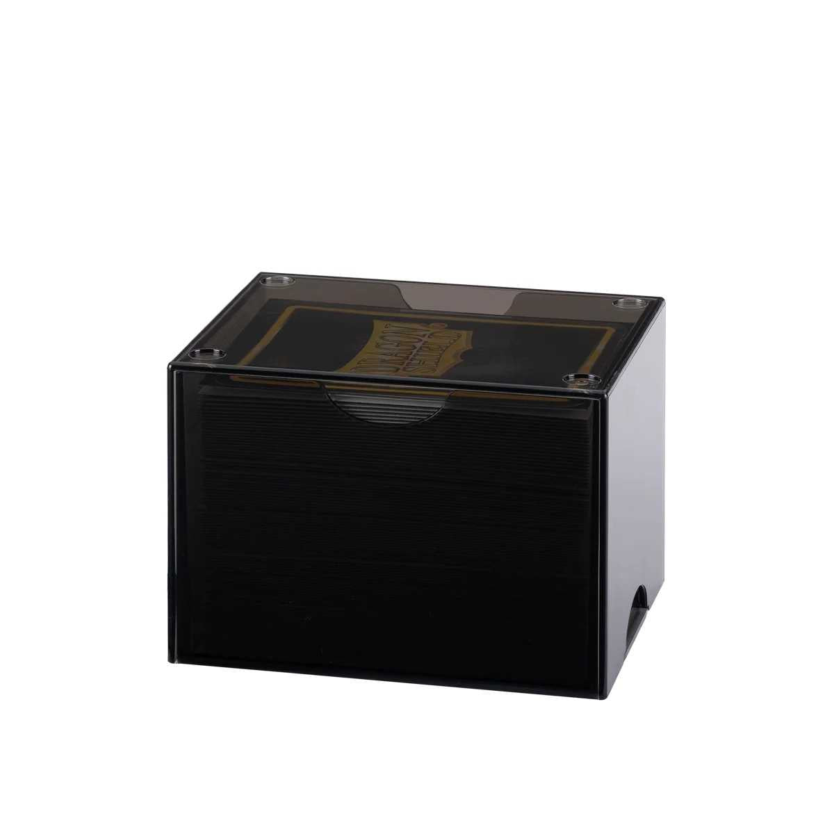 Dragon Shield Strongbox 100+ Card Deck Box - Clear Black