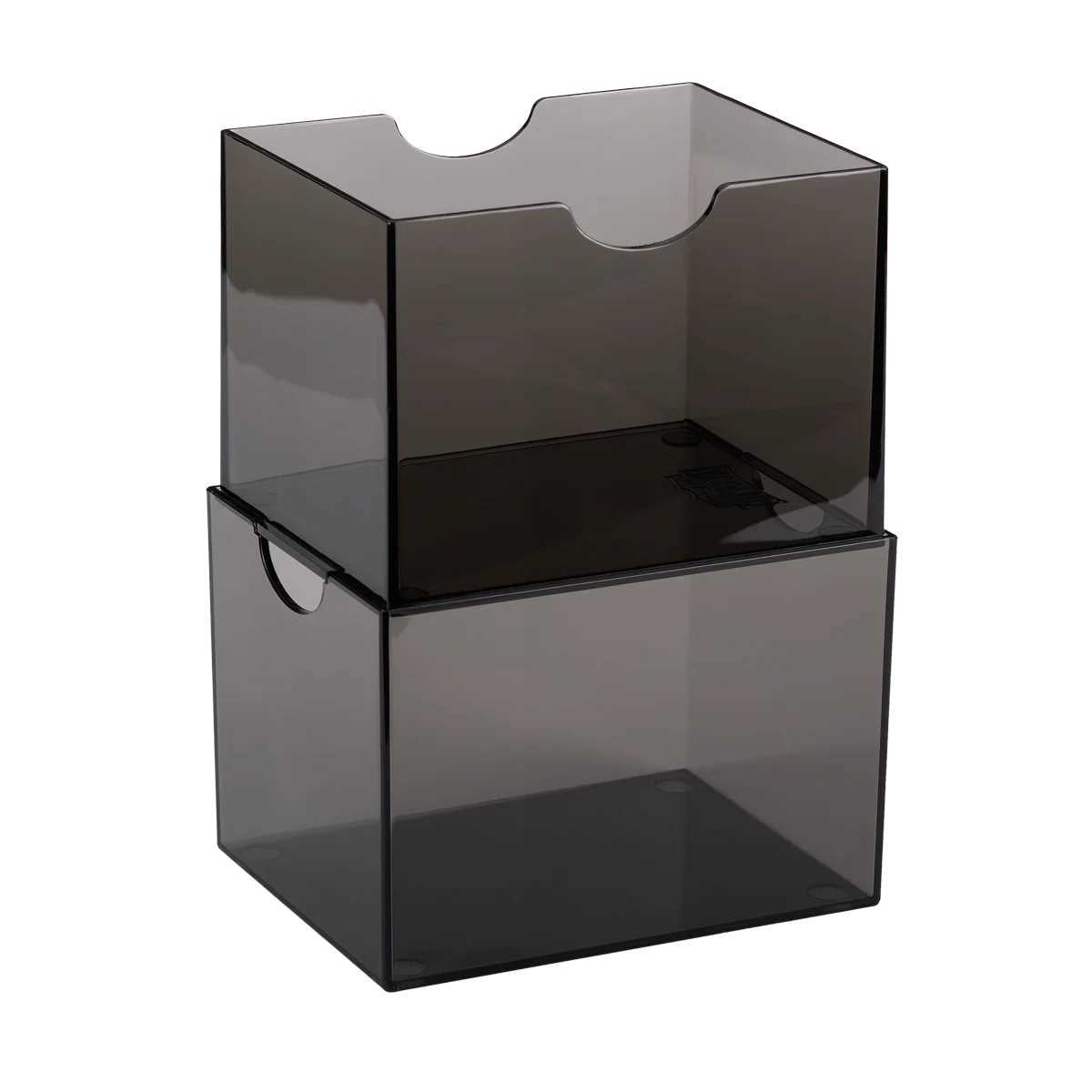 Dragon Shield Strongbox 100+ Card Deck Box - Clear Black