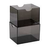 Dragon Shield Strongbox 100+ Card Deck Box - Clear Black