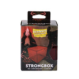 Dragon Shield Strongbox 100+ Card Deck Box - Clear Red