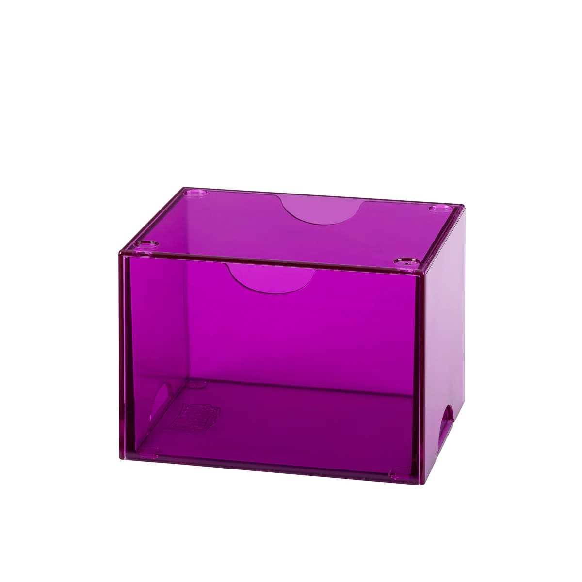 Dragon Shield Strongbox 100+ Card Deck Box - Clear Purple